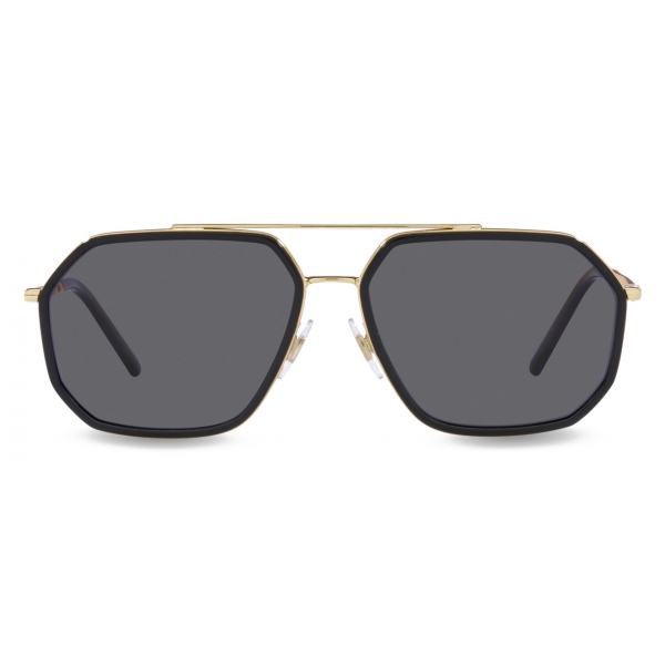 Dolce & Gabbana - Occhiale da Sole Gros Grain - Oro Nero - Dolce & Gabbana Eyewear