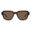 Dolce & Gabbana - Occhiale da Sole DG Crossed - Havana - Dolce & Gabbana Eyewear