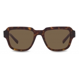 Dolce & Gabbana - DG Crossed Sunglasses - Havana - Dolce & Gabbana Eyewear