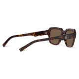 Dolce & Gabbana - Occhiale da Sole DG Crossed - Havana - Dolce & Gabbana Eyewear