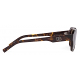 Dolce & Gabbana - DG Crossed Sunglasses - Havana - Dolce & Gabbana Eyewear