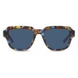 Dolce & Gabbana - DG Crossed Sunglasses - Blue Havana - Dolce & Gabbana Eyewear