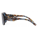 Dolce & Gabbana - DG Crossed Sunglasses - Blue Havana - Dolce & Gabbana Eyewear