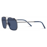 Dolce & Gabbana - Gros Grain Sunglasses - Gunmetal Blue - Dolce & Gabbana Eyewear