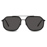 Dolce & Gabbana - Occhiale da Sole Gros Grain - Nero - Dolce & Gabbana Eyewear