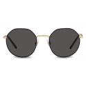 Dolce & Gabbana - Gros Grain Sunglasses - Gold Black - Dolce & Gabbana Eyewear