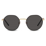 Dolce & Gabbana - Occhiale da Sole Gros Grain - Oro Nero - Dolce & Gabbana Eyewear