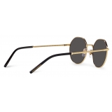 Dolce & Gabbana - Occhiale da Sole Gros Grain - Oro Nero - Dolce & Gabbana Eyewear