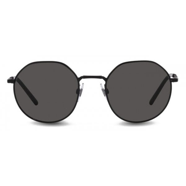 Dolce & Gabbana - Occhiale da Sole Gros Grain - Nero Opaco - Dolce & Gabbana Eyewear