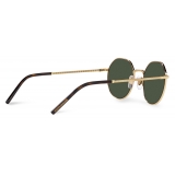 Dolce & Gabbana - Gros Grain Sunglasses - Gold - Dolce & Gabbana Eyewear