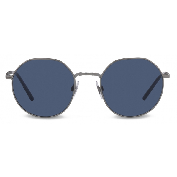 Dolce & Gabbana - Gros Grain Sunglasses - Matte Gunmetal - Dolce & Gabbana Eyewear