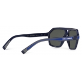 Dolce & Gabbana - Sporty Sunglasses - Blue - Dolce & Gabbana Eyewear