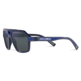 Dolce & Gabbana - Sporty Sunglasses - Blue - Dolce & Gabbana Eyewear