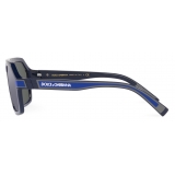 Dolce & Gabbana - Sporty Sunglasses - Blue - Dolce & Gabbana Eyewear