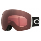 Oakley - Flight Deck™ L - Prizm Snow Dark Grey - Matte Black - Maschera da Sci - Snow Goggles - Oakley Eyewear