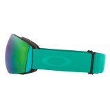 Oakley - Flight Deck™ L - Prizm Snow Jade Iridium - Celeste - Maschera da Sci - Snow Goggles - Oakley Eyewear