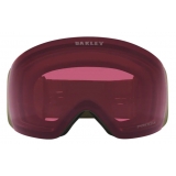 Oakley - Flight Deck™ L - Prizm Snow Dark Grey - Dark Brush - Maschera da Sci - Snow Goggles - Oakley Eyewear