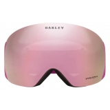 Oakley - Flight Deck™ L - Prizm Snow Hi Pink - Ultra Purple - Maschera da Sci - Snow Goggles - Oakley Eyewear