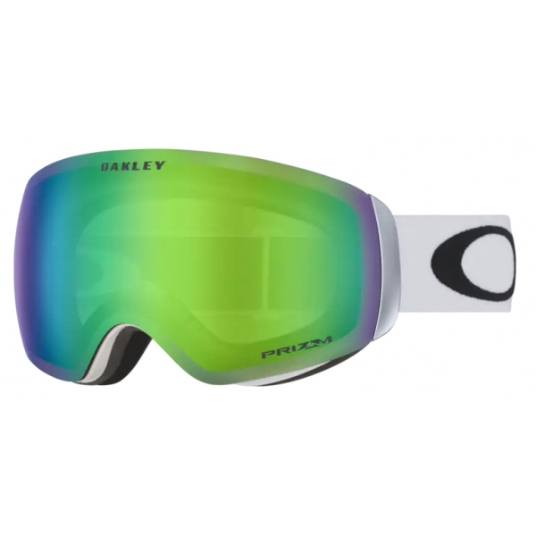 Oakley - Flight Deck™ M - Prizm Snow Jade Iridium - Matte White - Maschera da Sci - Snow Goggles - Oakley Eyewear