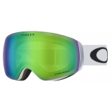 Oakley - Flight Deck™ M - Prizm Snow Jade Iridium - Matte White - Snow Goggles - Oakley Eyewear