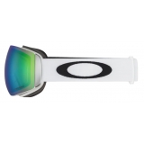 Oakley - Flight Deck™ M - Prizm Snow Jade Iridium - Matte White - Maschera da Sci - Snow Goggles - Oakley Eyewear