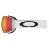 Oakley - Flight Deck™ M - Prizm Snow Torch Iridium - Matte White - Maschera da Sci - Snow Goggles - Oakley Eyewear