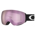 Oakley - Flight Deck™ M - Prizm Snow Hi Pink - Matte Black - Maschera da Sci - Snow Goggles - Oakley Eyewear