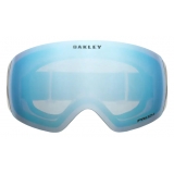 Oakley - Flight Deck™ M - Prizm Snow Sapphire Iridium - Matte White - Maschera da Sci - Snow Goggles - Oakley Eyewear