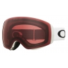 Oakley - Flight Deck™ M - Prizm Snow Dark Grey - Matte White - Maschera da Sci - Snow Goggles - Oakley Eyewear
