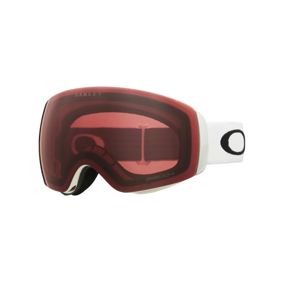 Oakley - Flight Deck™ M - Prizm Snow Dark Grey - Matte White - Snow Goggles  - Oakley Eyewear - Avvenice