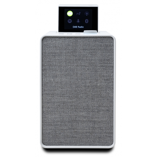 Pure - Evoke Spot - Cotone Bianco - Sistema Musicale Compatto - Radio Digitale Alta Qualità