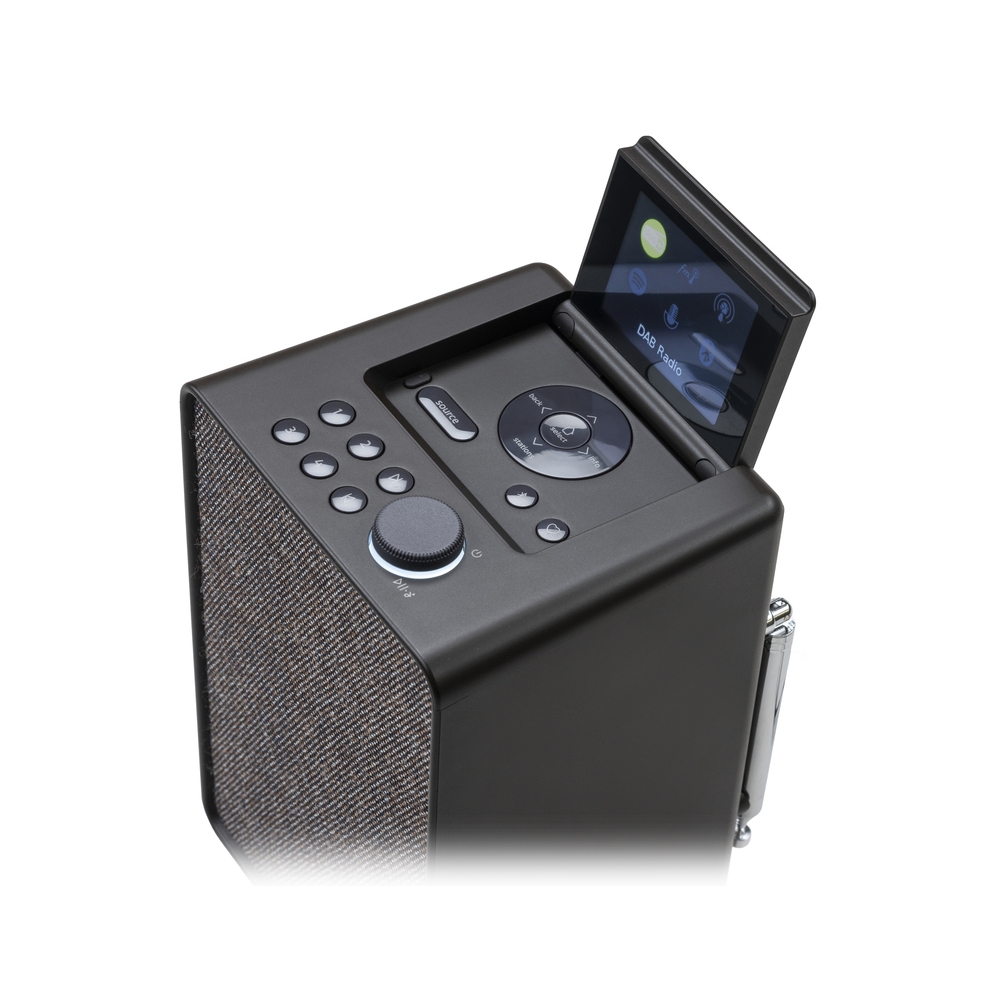 Music Evoke - Coffee Radio Digital Compact Quality - - - System Avvenice High Spot - Black Pure