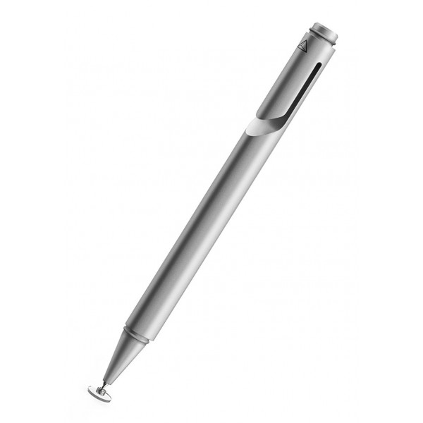 Adonit - Adonit Mini 3 Fine Point Precision Stylus for Touchscreen Devices - Silver - Touch Pen - Classic