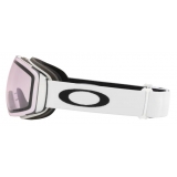 Oakley - Flight Deck™ M - Prizm Snow Clear - Matte White - Maschera da Sci - Snow Goggles - Oakley Eyewear