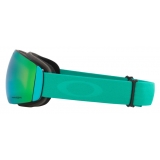Oakley - Flight Deck™ M - Prizm Snow Jade Iridium - Celeste - Maschera da Sci - Snow Goggles - Oakley Eyewear