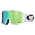 Oakley - Line Miner™ L - Prizm Snow Jade Iridium - Matte White - Snow Goggles - Oakley Eyewear