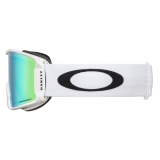 Oakley - Line Miner™ L - Prizm Snow Jade Iridium - Matte White - Maschera da Sci - Snow Goggles - Oakley Eyewear