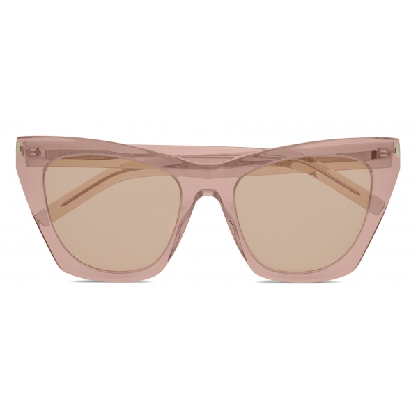 Yves Saint Laurent - SL 214 Kate Sunglasses - Antique Pink Light Brown - Sunglasses - Saint Laurent Eyewear