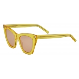 Yves Saint Laurent - SL 214 Kate Sunglasses - Yellow Light Brown - Sunglasses - Saint Laurent Eyewear