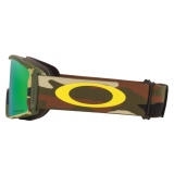 Oakley - Line Miner™ L - Prizm Snow Jade Iridium - Camo Green - Maschera da Sci - Snow Goggles - Oakley Eyewear