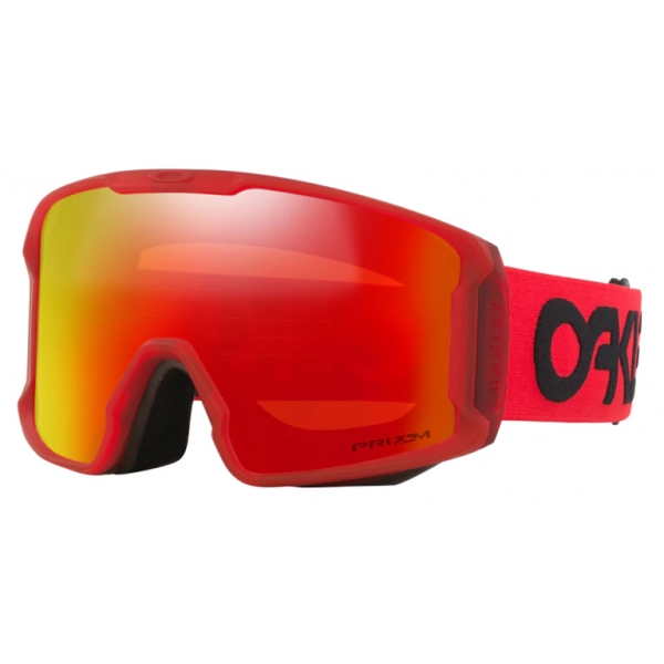Oakley - Line Miner™ L - Prizm Snow Torch Iridium - Redline - Maschera da Sci - Snow Goggles - Oakley Eyewear