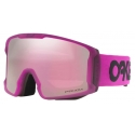 Oakley - Line Miner™ L - Prizm Snow Hi Pink - Ultra Purple - Maschera da Sci - Snow Goggles - Oakley Eyewear