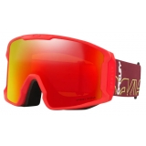 Oakley - Line Miner™ L - Prizm Snow Torch Iridium - Grenache I Am B1B - Maschera da Sci - Snow Goggles - Oakley Eyewear