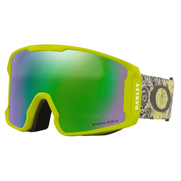 Oakley - Line Miner™ L - Prizm Snow Jade Iridium - Green Floral - Maschera da Sci - Snow Goggles - Oakley Eyewear
