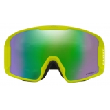 Oakley - Line Miner™ L - Prizm Snow Jade Iridium - Green Floral - Maschera da Sci - Snow Goggles - Oakley Eyewear
