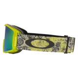 Oakley - Line Miner™ L - Prizm Snow Jade Iridium - Green Floral - Snow Goggles - Oakley Eyewear