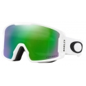 Oakley - Line Miner™ M - Prizm Snow Jade Iridium - Matte White - Snow Goggles - Oakley Eyewear