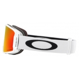 Oakley - Line Miner™ M - Prizm Snow Torch Iridium - Matte White - Maschera da Sci - Snow Goggles - Oakley Eyewear