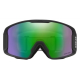 Oakley - Line Miner™ M - Prizm Snow Jade Iridium - Matte Black - Maschera da Sci - Snow Goggles - Oakley Eyewear