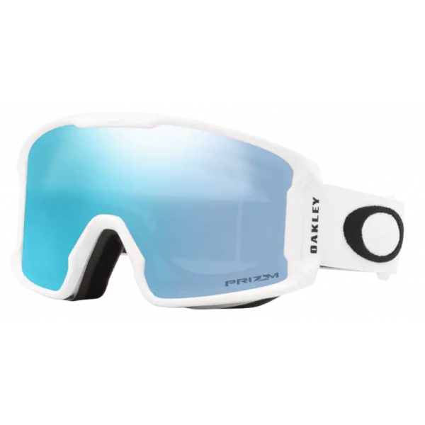 Oakley - Line Miner™ M - Prizm Snow Sapphire Iridium - Matte White - Maschera da Sci - Snow Goggles - Oakley Eyewear